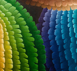 Przestrzeń 21, olej płótno, 80x90 cm, 2016 r., Marcin Bielski